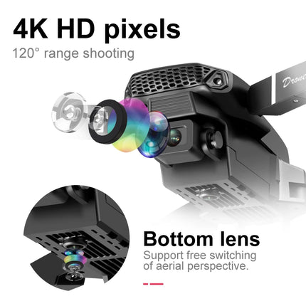 Brushless Motor Foldable Drone Optical Flow Drone 360° Rolling Trajectory Flight Headless Mode Speed Adjustment APP Control Drone