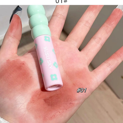 1/5Pcs Candied Fruit Lip Mud Milk Mist Velvet Matte Lip Gloss Long Lasting Not Easy To Stick Cup LipGlaze Almond Brown Pink