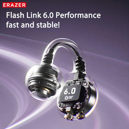 ERAZER XF55 Bluetooth V6.0 AI Earphones Noise Redution OWS Ear clip Headsets Wireless Headphones Translator Earbuds Longlife