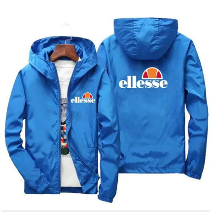 Spring Autumn New Windbreaker Mountaineering Raincoat Printed Letters Men's Jacket Coat Fashion Outdoor Sports Casual Thin Jacke