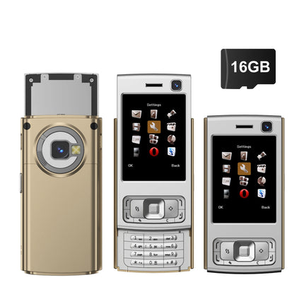 SERVO N95 PRO Slide Screen Mini Mobile Phone Speed Dial Call Recording Magic Voice Blacklist 2G Push Screen Torch Cellphone MP4