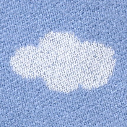 Baby Boy Girl Sweaters Knit Spring Autumn Winter Crew Neck Long Sleeve Newborn Netural Blue Knitwear Tops Children Costumes 1-3Y