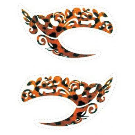 Leopard Lace Eyeliner Sticker Reusable Double Eyelid Line Sticker Waterproof Eye Makeup Self-adhesive Eyelid Sticke Makeup Tools
