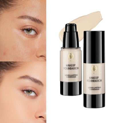 White Liquid Foundation Cosplay Face Makeup Base Long-lasting Waterproof High Coverage Concealer Foundation Makeup for Women