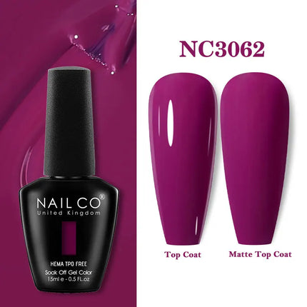 NAILCO 15ml Red Color Series Gel Varnish Coffee Gel Nail Polish Maximalism Reddish Gellak Design Brown Lacquer Nail Art Manicure