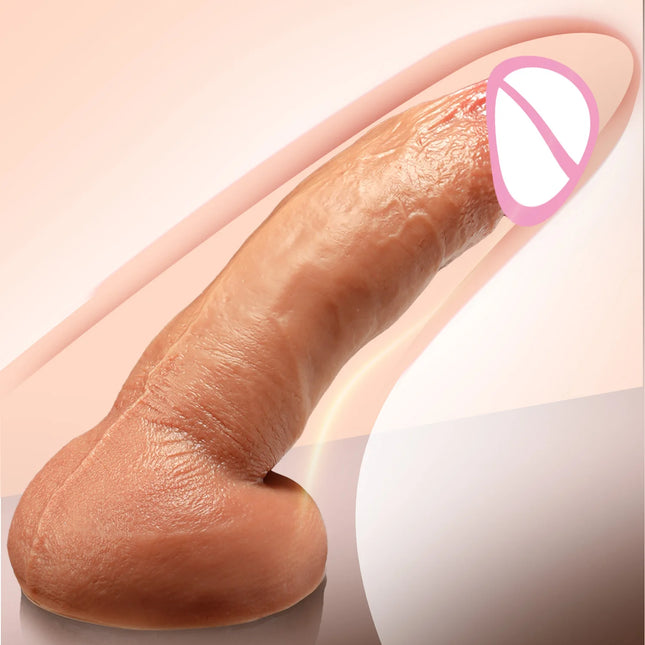 Soft Double Layer Silicone Big Dildo Realistic Fake Long Dick Penis Butt Plug Adult Sex Toys For Woman Men Vagina Anal Massager