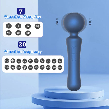 Powerful Huge Head Vibrator for Female Masturbation Orgasm AV Magic Wand Massager Nipple Clitoris Stimulator Sex Toys for Woman