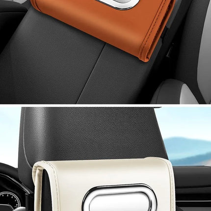 Car tissue box, fashionable leather multi-functional tissue box For Volkswagen VW GTI Passat Polo Golf 3 Jetta Tiguan Touran