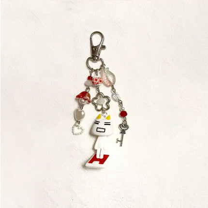 Toro Inoue charms cute Keychains|Cute Cat Bag Charm|Handmade Animal Keychain | Gift For Her