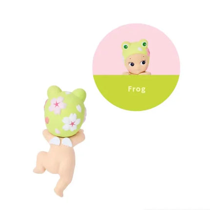 Sonny Angel Blind Box Hippers Decorative Mini Figures Cherry Blossom Series Dolls Anime Figure Toys Action Figure Birthday Gift