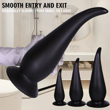 3 Size Tail Butt Plug Soft Silicone Tapon Anal Plug Man Woman Silky And Skin-Friendly But Plug Xl Analog Plug Man Plugs Anul