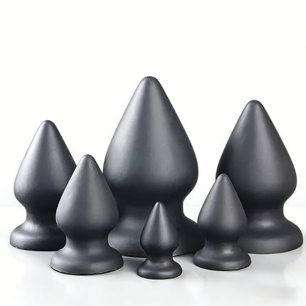 S-XXXL Huge Anal Plug Liquid Silicone Soft Conical Butt Plug Big Anal Dildos for Women Men G-spot /prostate Massage 18+ Sex Toys