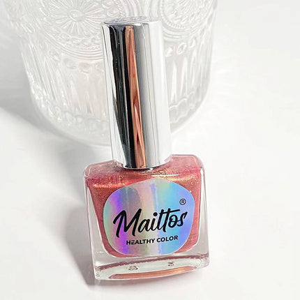 WA517 Bean paste 12ml No-bake Cat's Eye Water-based Nail Polish, Odorless, With magnet, dries quickly, No UV lamp needed, easy to remove