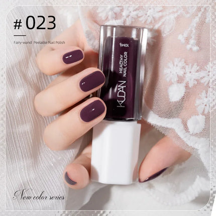 Colorful Water-Base Nail Polish 40 Colors Air Dry Peel Off Nail Art for Manicure DIY Long Lasting Nail Supplies Painting Varnish