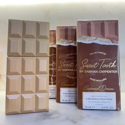 Sabrina Carpenter Sweet Tooth Me Espresso Perfume Cherry Baby Caramel Dream Floral Fruity Scent Chocolate Exterior Design Parfum
