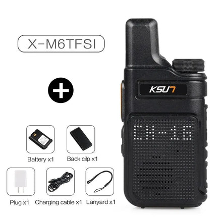 KSUT PMR446 Walkie Talkie 2pcs/1pcs Mini Size Portable Handheld Radio Wireless Set Two Way Radio Station Comunicador Transceiver