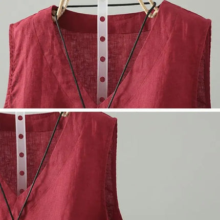 Retro Han Hanma Svel Strap Vest Women's Inner Summer Overhead Base irt  Casual Versatile Slimming Top