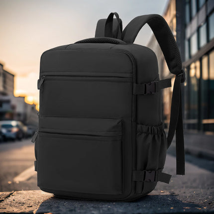 Cross-Border Travel Backpack for Men and Women, Large Capacity Shoe Compartment Luggage Bag, Computer Business Bag, Student School Bag, Commuting Bag