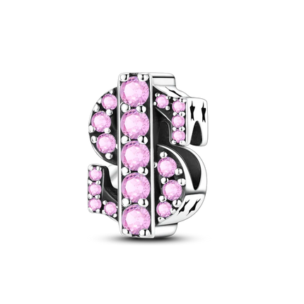2026 Romantic Pink Color Charms Bead 925 Sterling Silver CZ Zircon Love Heart Pendants Fit Original Bracelet DIY Jewelry Gift