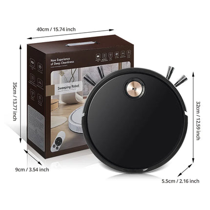 NEW 2800PA 3-in-1 Super Quiet Robot Vacuum Cleaner, APP Control, Smart Sweep Wet Mopping for Floor & Carpet