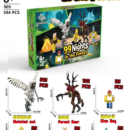 99 Nights Forest Deer Building Blocks Set - LEGO Compatible Gift
