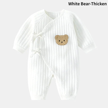 Bear Newborn Baby Clothes New Born Baby Jumpsuit for Boys Girls Cotton Toddler Rompers with Hat Bebe Outfits One-Piece Pajamas