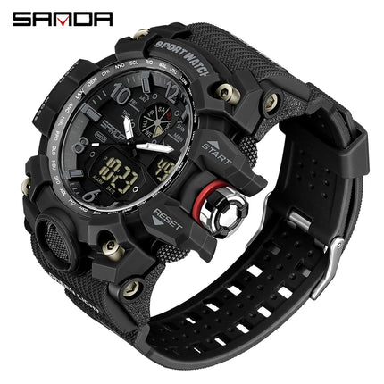 SANDA Brand G- Style Military Watch Men Digital Shock Sports Watches For Man Waterproof Electronic Wristwatch Mens Relogios 3169
