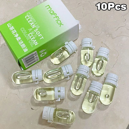 7/10/30pcs Cleansing Oil Camellia Secondary Facial Cleanser Deep Gentle Cleansing Travel Portable Single Makeup Remover Oil