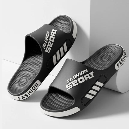 Summer Fashion Slippers For Men Sport Outdoor Sandals Bathroom Non-skid Indoor And Home Sandals For Women Couple Lovers Shoes