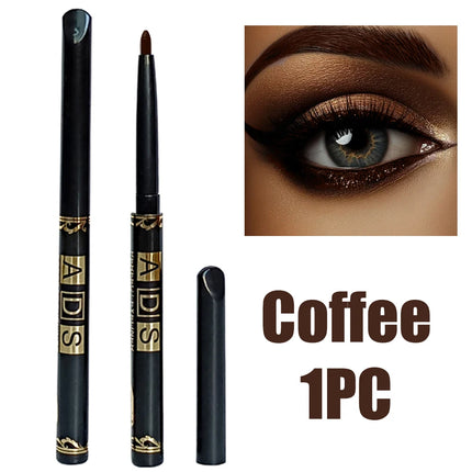 3Pcs Waterproof & Sweat-Proof Black Eyeliner Pencil - Long-LastingSmudge-Proof for Bold Eye Makeup, Easy Glide Formula for Perfe