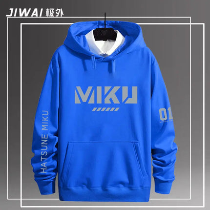 Hatsune Miku New Functional Series Sweater Set Hatsune Miku Peripheral Clothes Male and Female Couples Fleece Hooded Jacket Gift