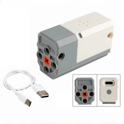 MOC Lithium Battery Motor M Motor 8883 APP Control Bluetooth-Pair Rechargeable Block with Legoeds Building Blocks PF Car Train