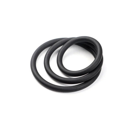 3Pcs Cock Ring Sex Toys For Men Delay Ejaculation Silicone Penis Ring Enlarge Enhance Erection Adult Supplies Remove Foreskin