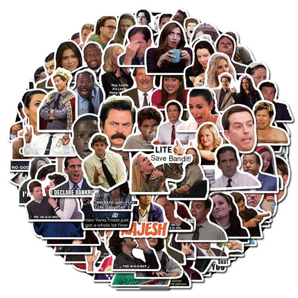 10/30/50/100pcs Funny Classic TV Series Meme Stickers Decals DIY Scrapbook Laptop Stationary Suitcase Waterproof Sticker Kid Toy