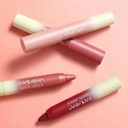Lipliner Lip Liner Waterproof 8 Color Matte Crayon High Color Rendering Waterproof Cup Free Lipstick Tubular Lipliner Lasting