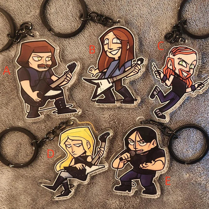 Metalocalypse Dethklok Acrylic Keycharm Officially Licensed Anime Keychain Collectible Accessory