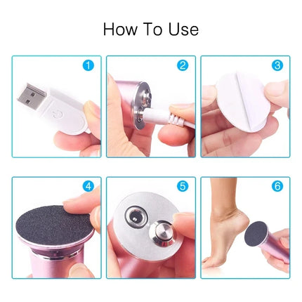 Electric Grinding Pedicure Tools Foot Sandpaper File for Heels Professional Foot Care Tool Dead Hard Skin Callus Remover