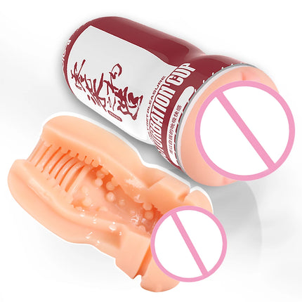 Realistic Adult Product Sexy Toy for Men Male Masturbators Cup Artificial Vagina 3D Pocket Pussy Real Vagina Sextoys Silicone AA