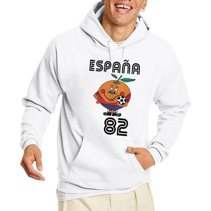 Funny Naranjito Print Hoodie Espana 82 Spain Mascot 1982 Soccer Football Women Men Casual Sweatshir Harajuku Pullover Hoodies