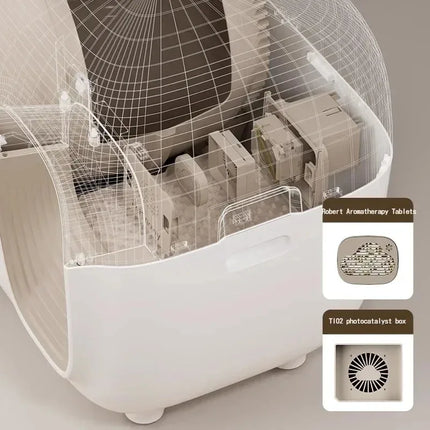 PetSnowy Cat Toilet Accessory Deodorizing Tablets Garbage Bag Pet Automatic Feeders Desiccant Pet Items