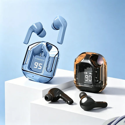 T2 Wireless Mini Earbuds LED Power Digital Display TWS Wireless Headset Stereo Bluetooth Headphones 5.3