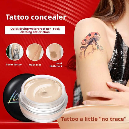 Two-color tattoo concealer waterproof and sweat-proof to cover birthmarks and scars long-lasting concealer foundation cream