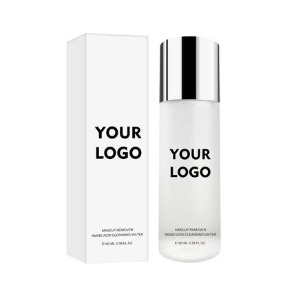Private Label Makeup Remover Custom Logo 100ML Pure Plant Eye Lip Facial Amino Acid Cleansing Makeup Smooth Skins Texture Moist