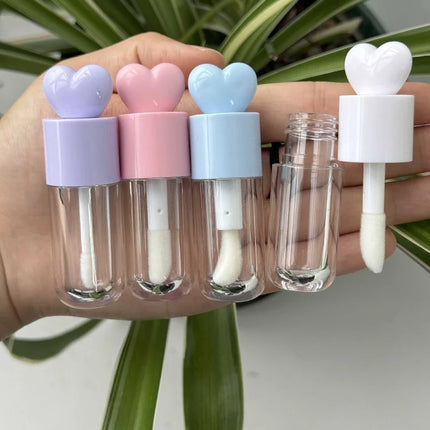 10/30/50PCS New 4ml /6ml Empty Plastic Lip Gloss Tube Empty Liquid Lipstick Tube Lip Oil Bottle Mini Sample Bottle Makeup Tool