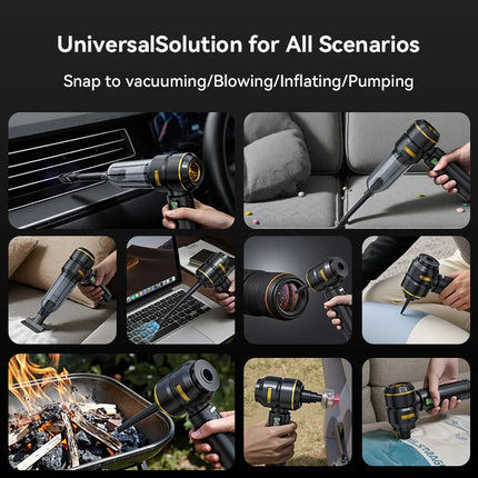 TINSOL 390000Pa Portable Wireless Vacuum Cleaner  Powerful Suction Handheld Vacuum Cleaner  Suitable for Home & Car Use Cleaner