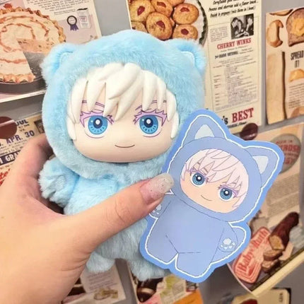 In Stock Bandai Eaki Jujutsu Kaisen Season 2 Cat Park Party Gojo Satoru Blind Box Plush Doll Bag Pendant Model Collection#2026