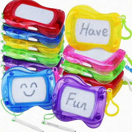 Mini Magnetic Drawing Board Keychain, Reusable Writing Tablet, Portable Pocket Doodle Pad, Birthday Party Goodie Bag Fillers