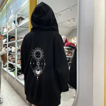 Kpop TV Series The Eclipse Cosplay Hoodie Y2k Hooded Shirt Top Women Loose Pullover Cardigan Sweatshirts Oversized Jacket Gifts