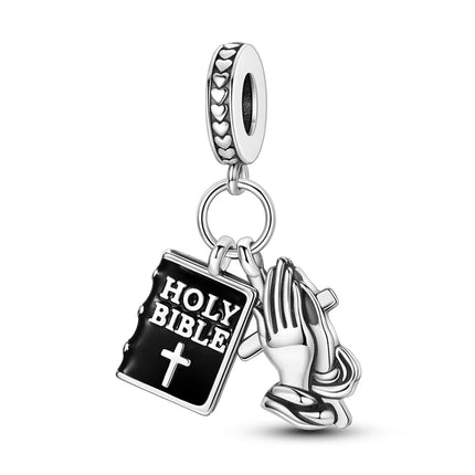 Hot Sale 925 Sterling Silver Cute Panda Beads & Penguin Dangle Charm Fit Snake Bracelet Boutique Necklace Black Pendant Gift