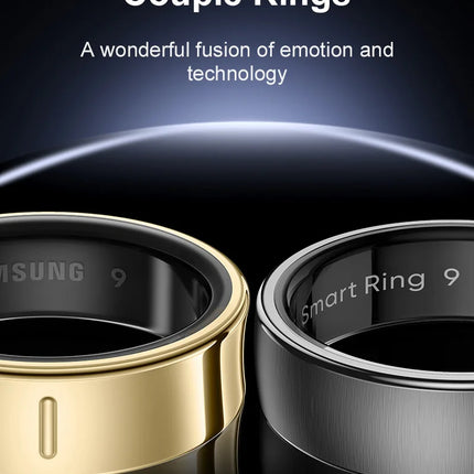 Smart Ring R10 Gesture Control Heart Rate Body Temperature Blood Oxygen Sleep Monitor 5ATM Waterproof Multi Sport Smart Ring